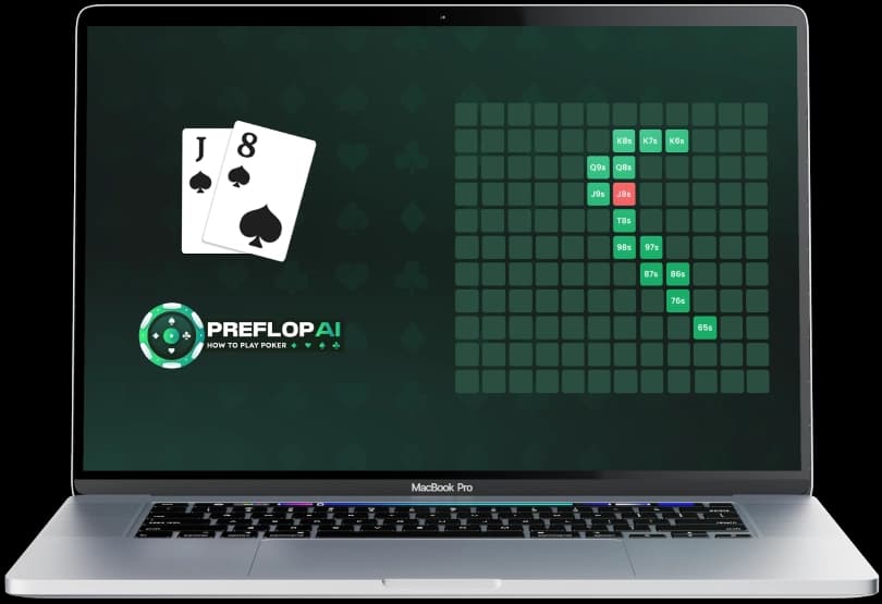 Preflop Charts poker training AI interface