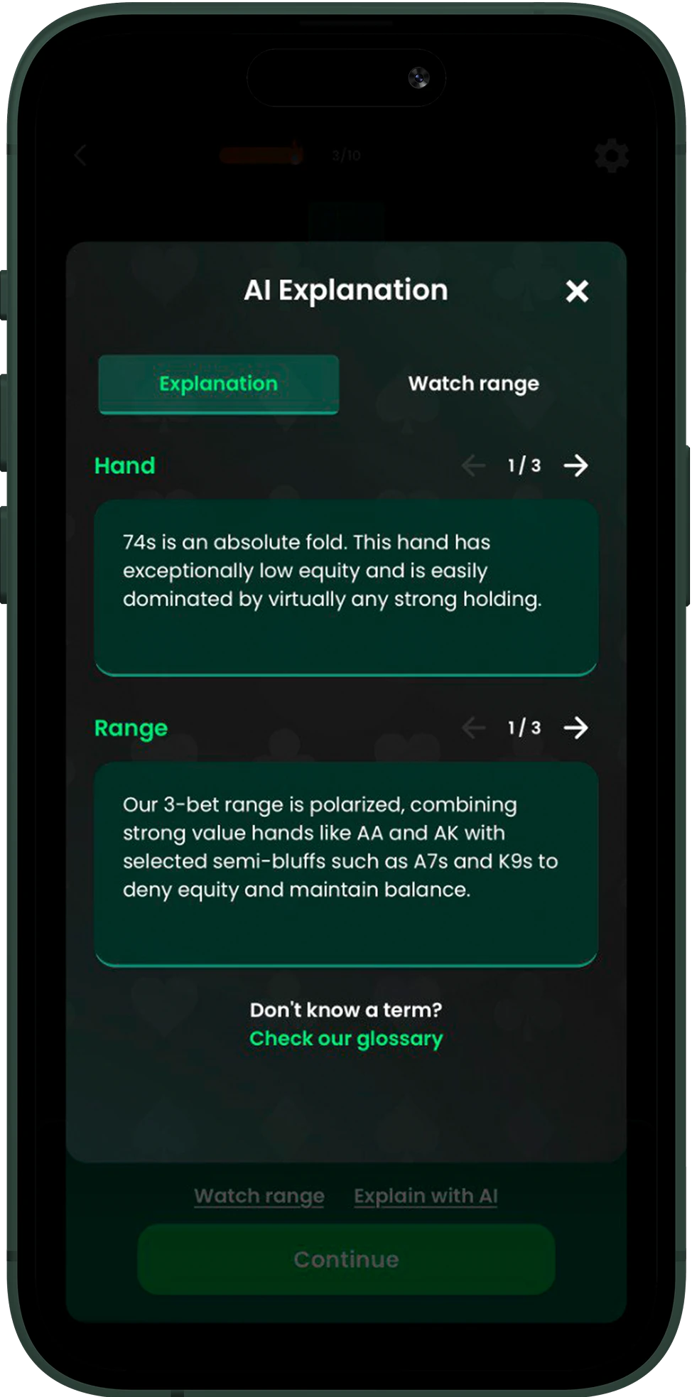 Ask our AI coach